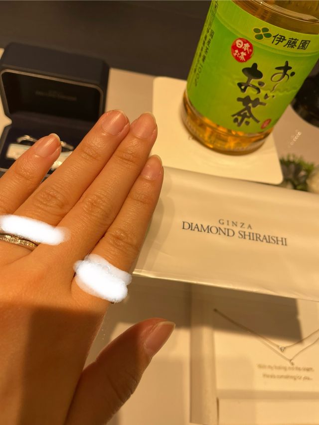 付け心地最高です！
婚約指輪は自分のなので控えてます