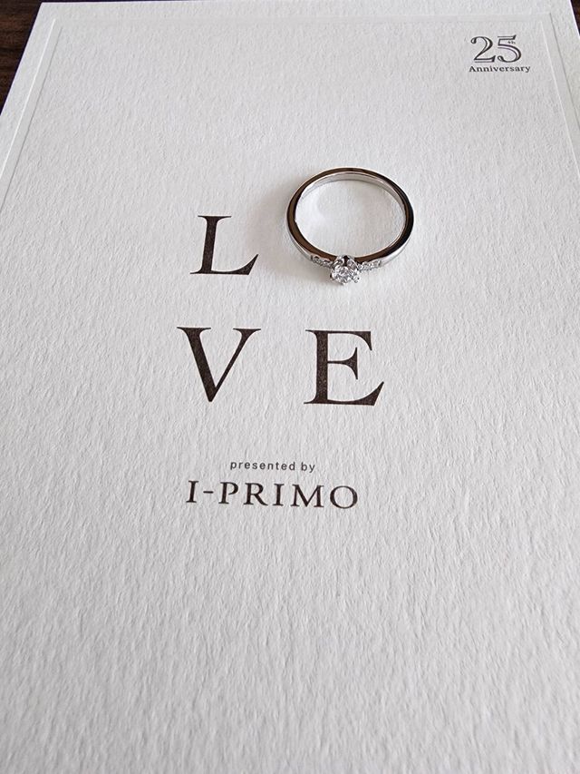 プロポーズしてから撮りました。