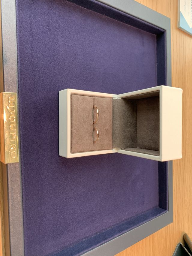 ピンクゴールドが可愛い