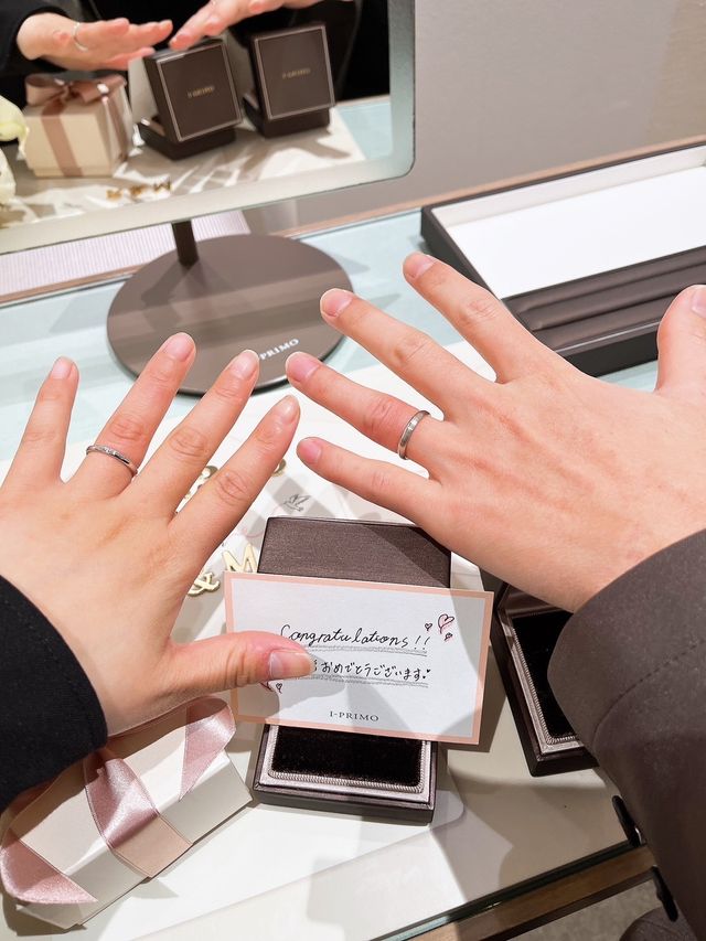 購入時の試着写真。