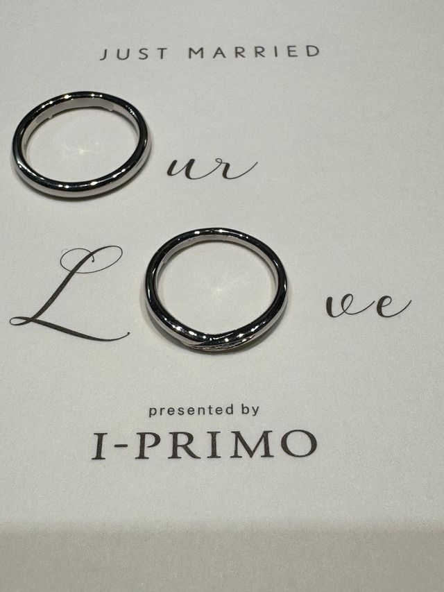 重厚感のあるプラチナリングです
個人情報箇所モザイク加工済