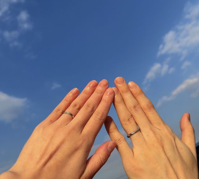 婚姻届をだした後の一枚