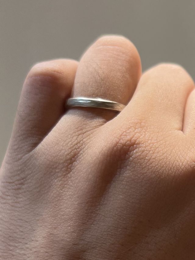 結婚指輪の試着