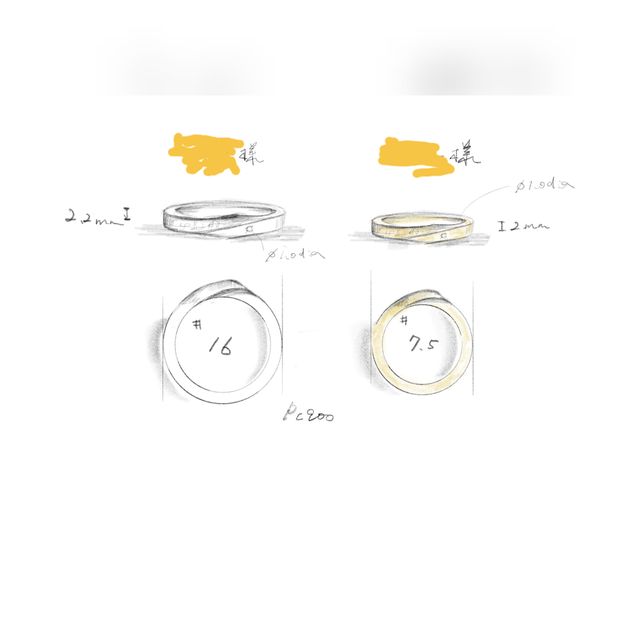 タブレットに完成予想図を描いていただけてイメージし易いです。