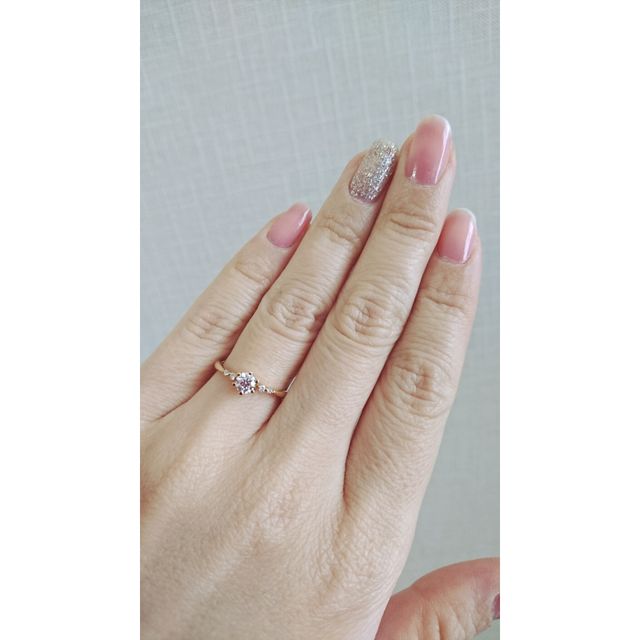 イエローゴールドの婚約指輪