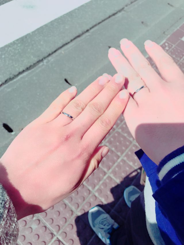 受け取った帰りに(๑&acute;&omega;`ﾉﾉﾞ✧