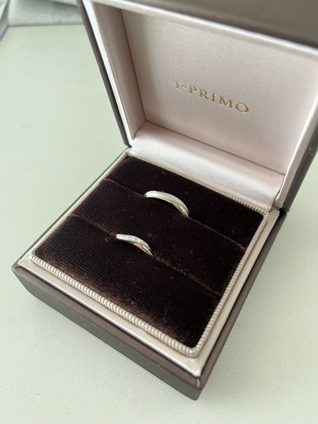 真ん中の装飾加工がお揃いに見えるのがお気に入りです。