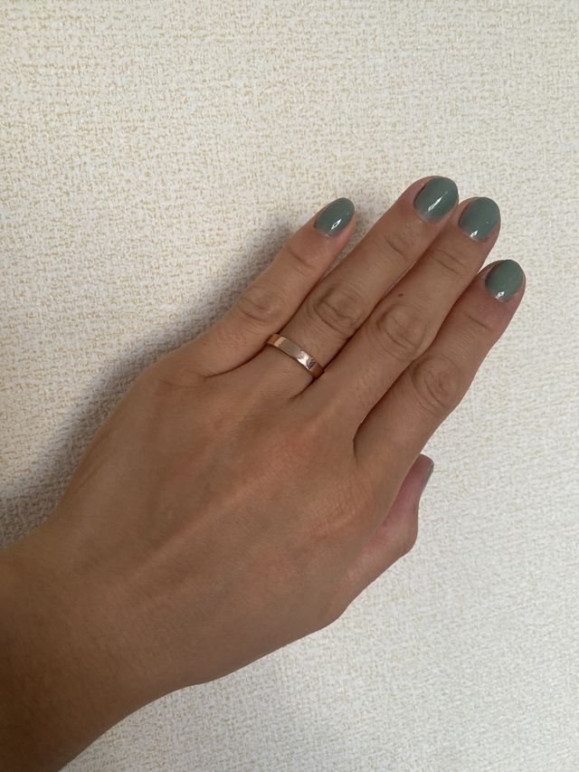 平打ち、ピンクゴールド