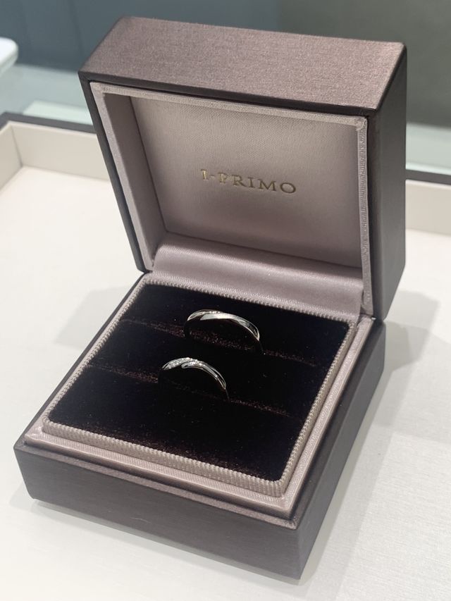 指輪購入時に記念に