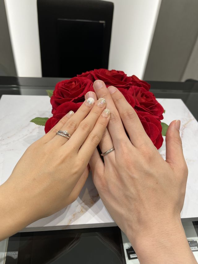 指に馴染むように少しカーブのあるものを選びました