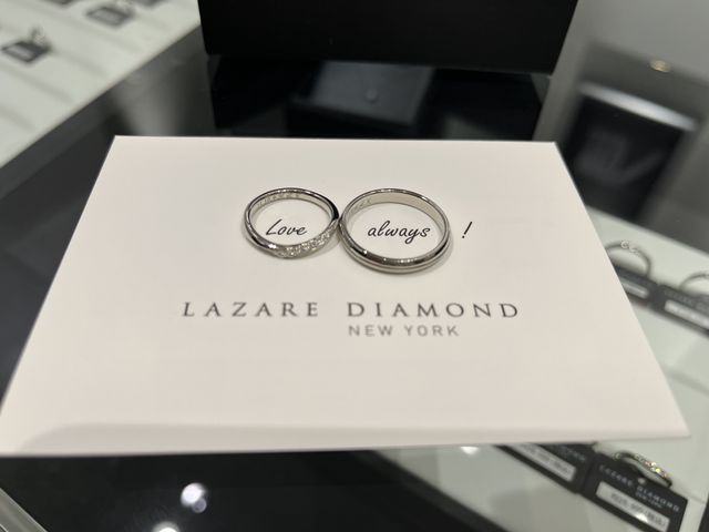 長く使えるようにお互い違うタイプの好みのものを選びました。