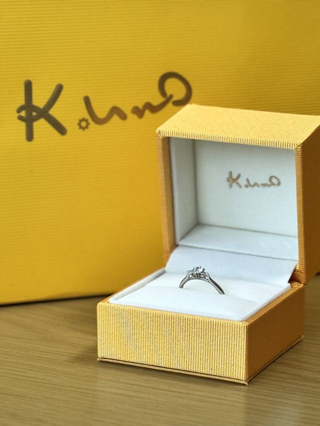 眺めているだけで幸せになる指輪に仕上げていただきました！