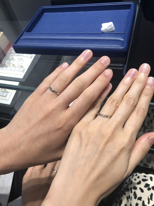 試着時の写真です。