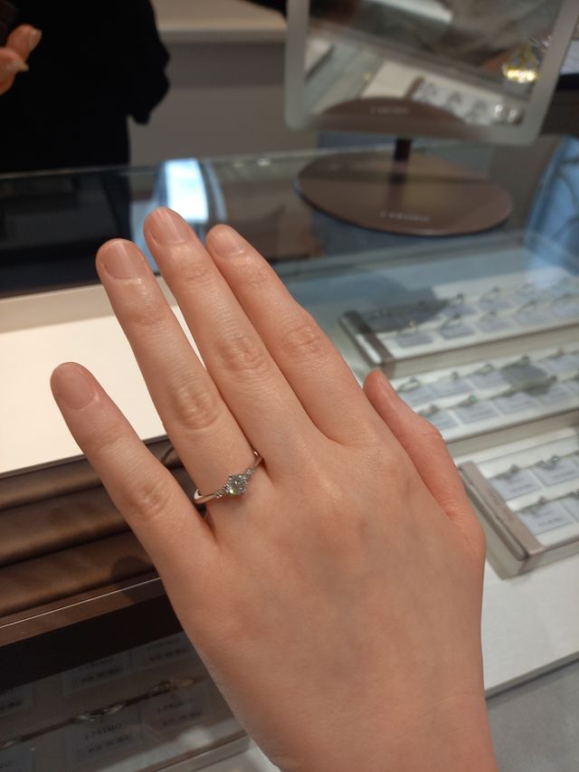 試着させてもらいました。