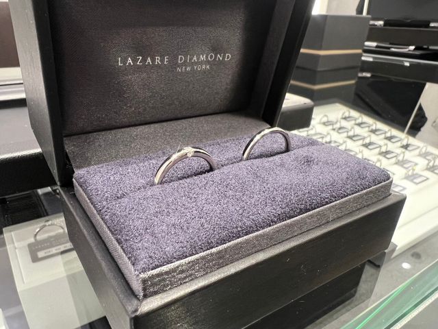 受け取った指輪です。綺麗に仕上げて下さいました。