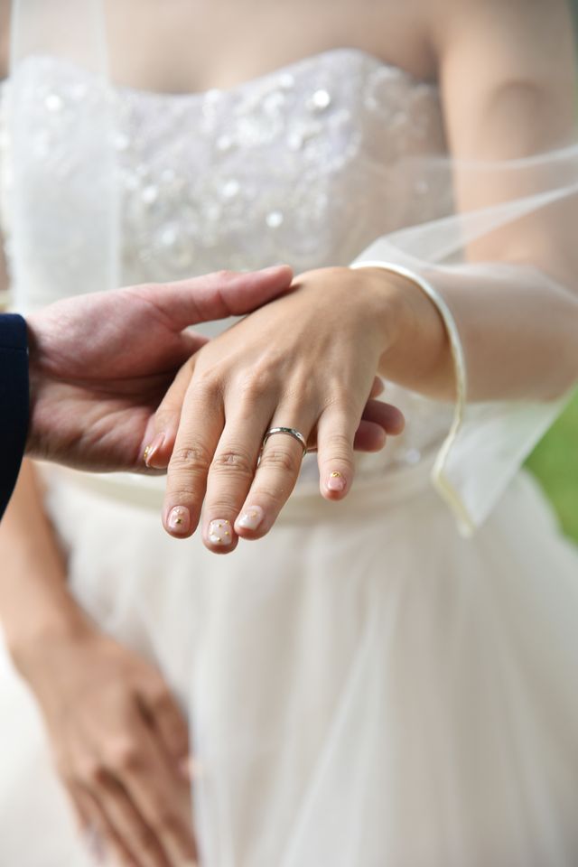 結婚式での様子
