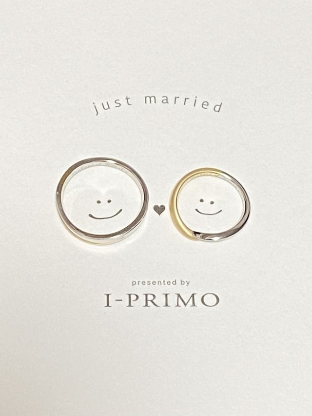 購入した際にもらえる可愛いカードの上で♡