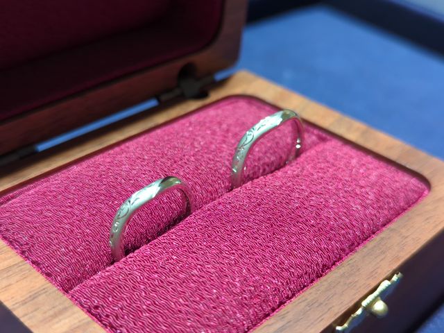 ボックスに置いた時の様子です。