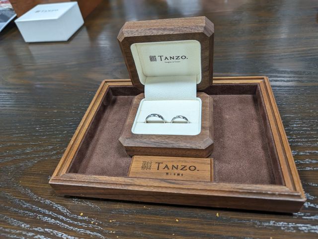 結婚指輪初対面