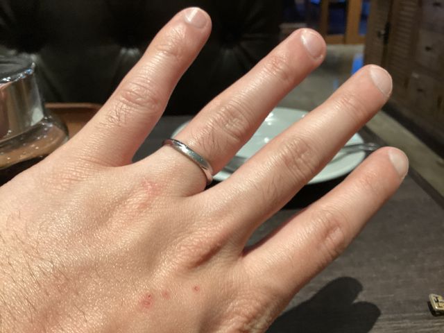 着用時の写真。