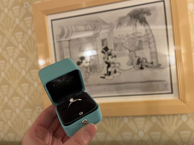 プロポーズでもらった指輪です