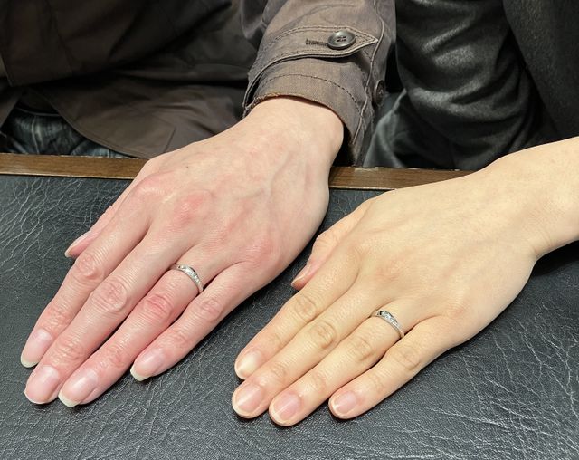 俄の単衣のメレダイヤ入り