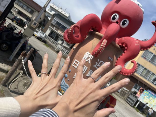 新婚旅行での写真です。