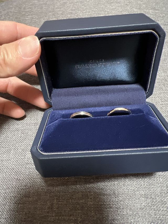 ボックスに入っている指輪