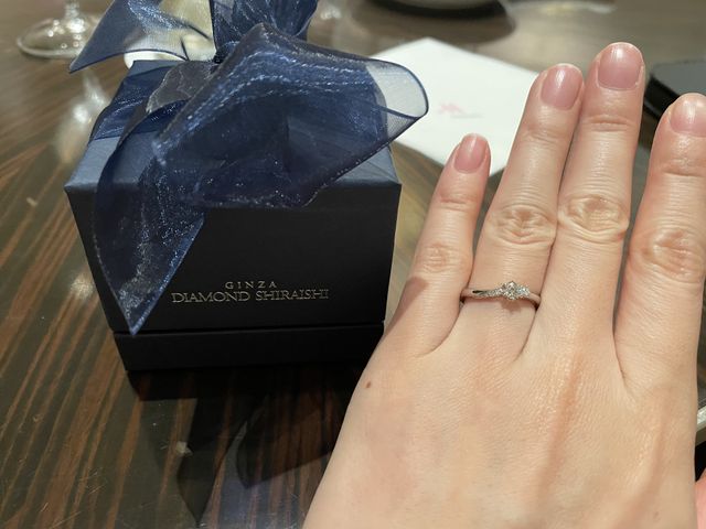 プロポーズ嬉しかったです