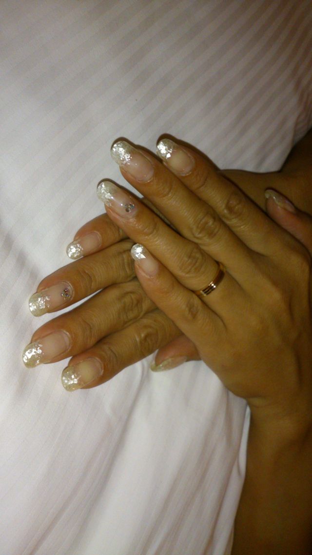 結婚式当日のネイルとリング