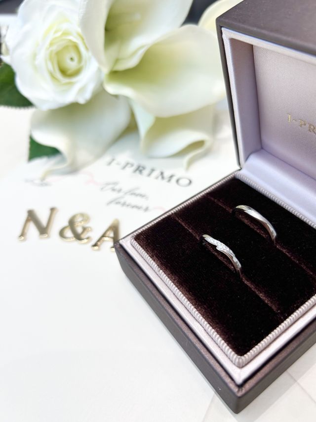 指輪をメインに撮りました。