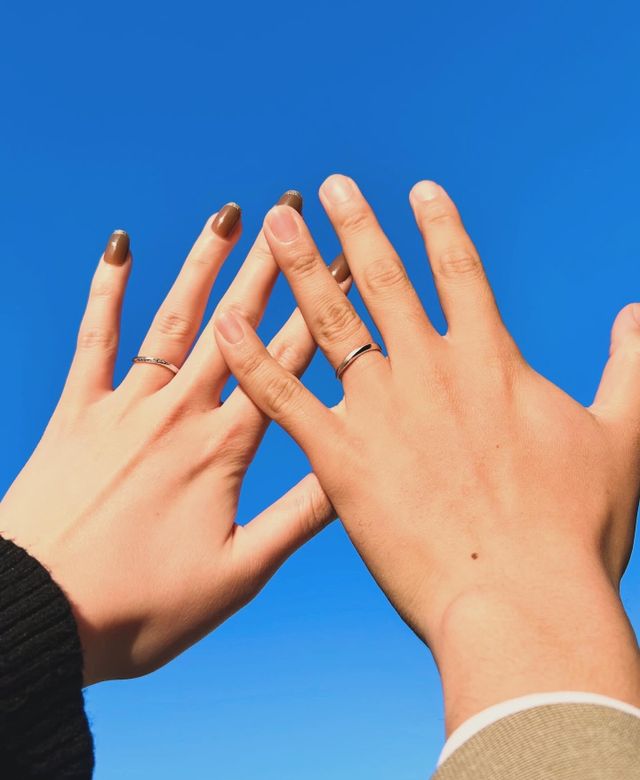 ナチュラルグレースの結婚指輪です。