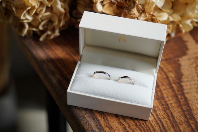 素敵な箱に入れてもらって綺麗な写真も一緒に撮ってもらえます。