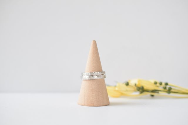 完成された指輪の綺麗な写真も撮ってくださいました。