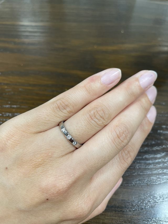 スターダスト上のみ、ダイヤ3粒、