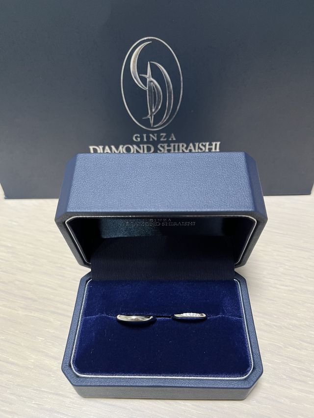 デザインが可愛くて、ダイヤモンドシライシにしました。