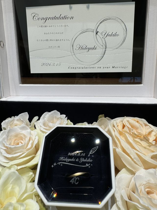 結婚指輪を購入しました