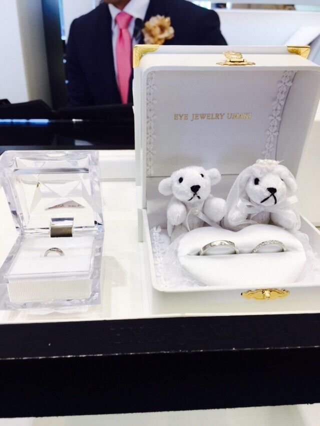 アイジュエリーウマキの結婚指輪です。