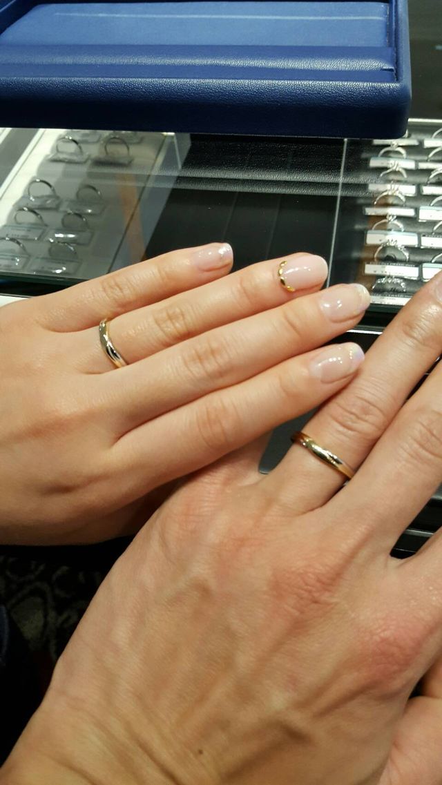 プラチナ+ゴールドの２色☆