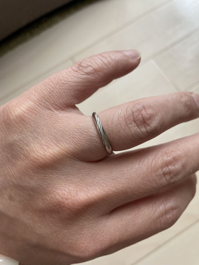 同じようなデザインで合わせようと思い、斜めのデザインにした