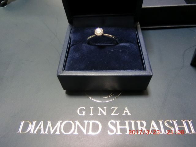 店長さん、一番のおススメのダイヤでした。