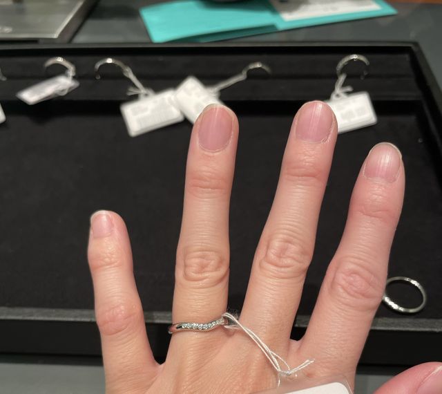 ダイアモンドがとても綺麗でした