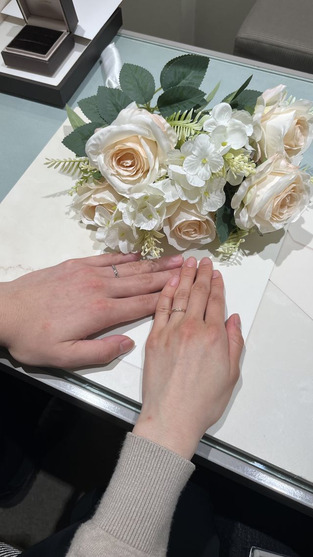 購入日に撮った写真です