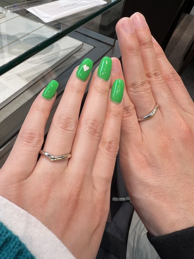 色々と試着して絞ったデザイン