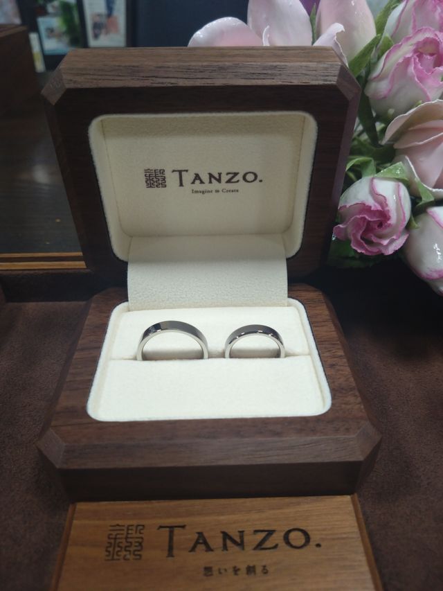 受け取り当日、店舗での記念撮影