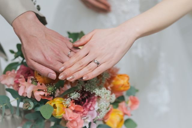 結婚式で撮影した写真です