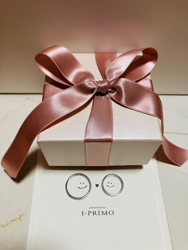 2人で決めた最高の指輪です。