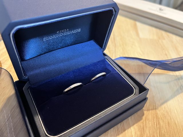 2人とも同じデザインを注文しました。