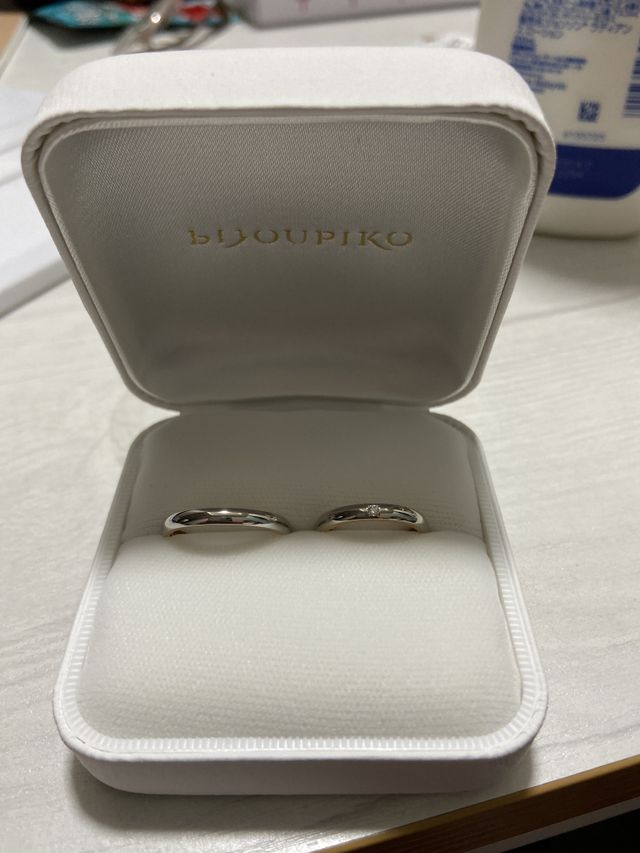 ピカピカで帰りは早く帰って眺めてからつけたくてワクワクでした