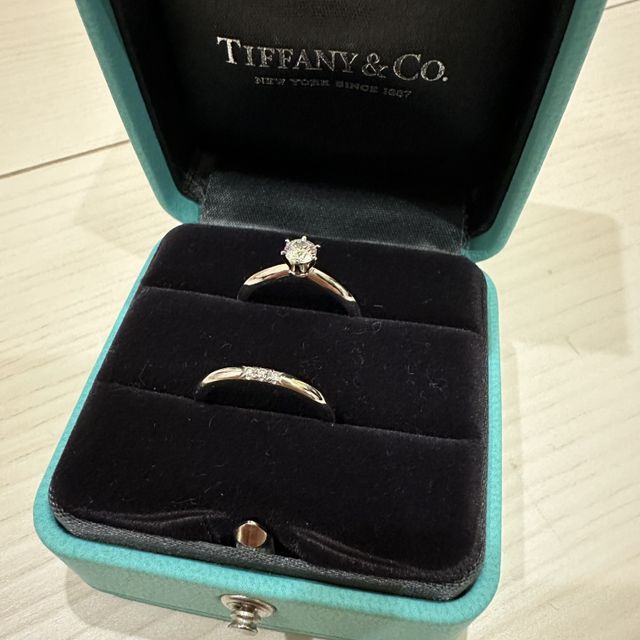 ティファニーの結婚指輪と婚約指輪